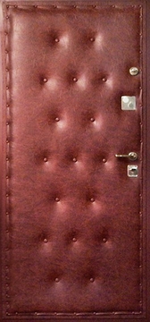 Железные двери с дутой винилискожей ДЭ-6