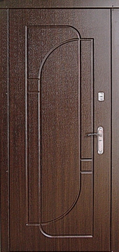 Железная дверь с панелью МДФ ДП-25