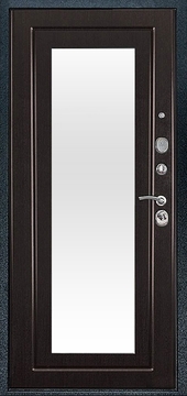 Входные двери с зеркалом и массивом ДЗ-6