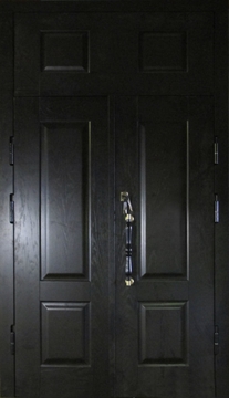 Железная дверь из массива