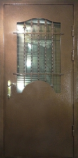 Дверь порошок с ковкой ДК-27