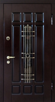Дверь МДФ с ковкой ДК-26