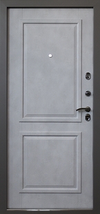 Дверь с МДФ по RAL и фрезеровкой