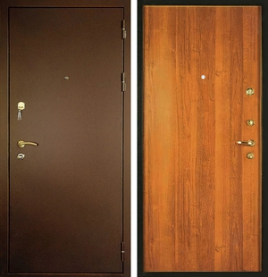 Дверь с порошковым напылением и ламинатом ДП-5