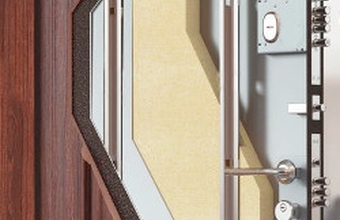 Конструкция входной металлической двери
