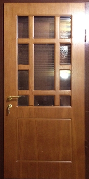 Дверь с МДФ МД-43 с остеклением